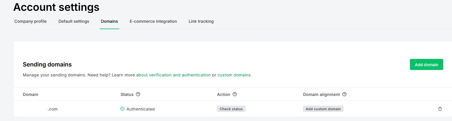 MailerLite Custom Domain Setup